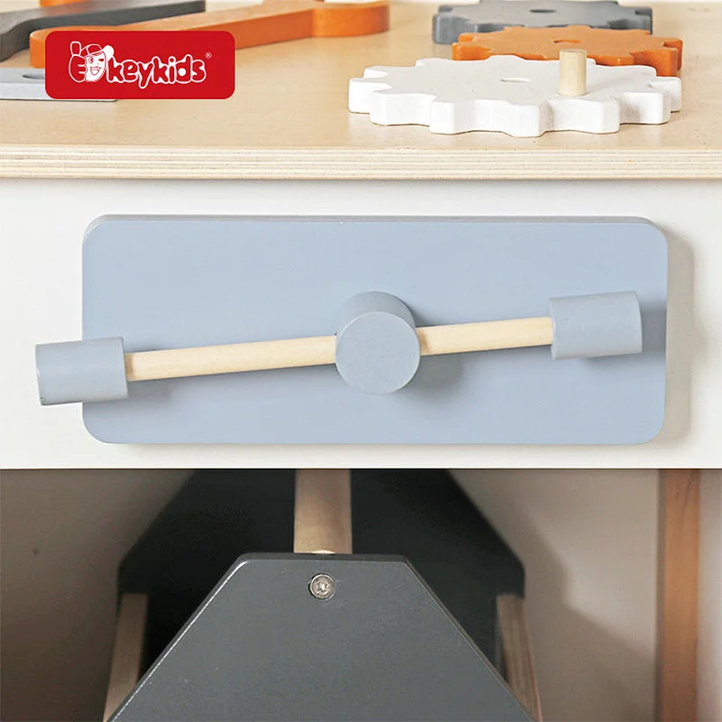 OEM Educational Pretend Play Wooden Tool Workbench Toy for Kids Toddlers W03D208B